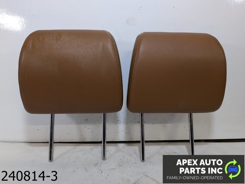 OEM 2006 Infiniti M35 3.5L FRONT SEAT LEATHER HEADREST SET BEIGE - Picture 1 of 14