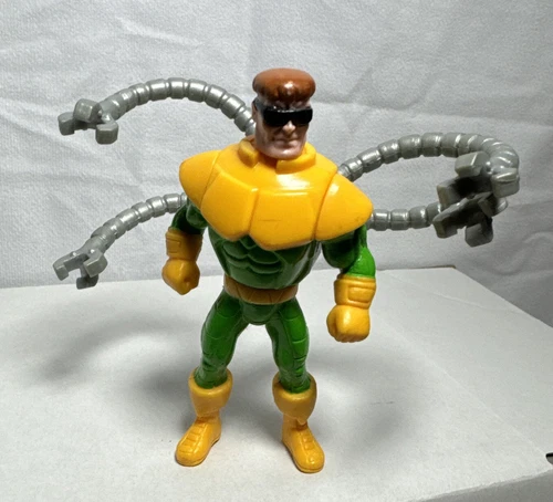 VTG Marvel 1994 Dr. Octopus Doc Ock Spider-Man Animated Series Toy Biz Figure 5"