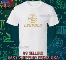 NUOVA MAGLIETTA LEUPOLD SCOPES CACCIA TIRO T-SHIRT TAGLIA FUNNY AMERICAN S TO 5XL