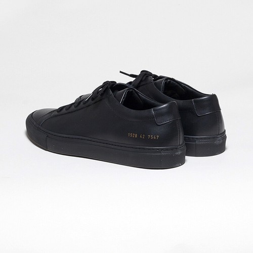 Nuevo Common Projects Original Aquiles Bajo 1528 Negro Blanco Gris - Imagen 8 de 14