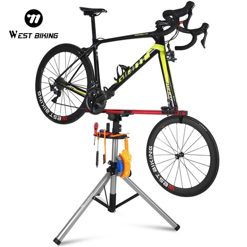 Soporte de reparación de soporte de trabajo para bicicletas estante de estacionamiento plegable hogar bicicleta herramienta mecánica - Imagen 2 de 8