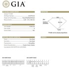 GIA 14k yellow gold .94ct 3 stone round diamond engagement ring 3.5g estate 6 — photo 9