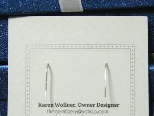 Sterling Silver Faceted Natural JADE Gemstone Earrings #3640...Handmade USA - Picture 5 of 6