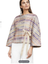 gewatteerde 100 Malin Max jas gestreepte Size L Nwt katoen Azria Multi Kimono Bcbg qftnxIf0
