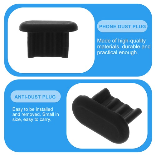 50 Pcs Dust Plug Baby Silicone Plugs Mobile Phone Port Protectors - 第 9/12 張圖片