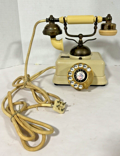 Teléfono vintage Rotary década de 1960 modelo JN-4 FUNCIONANDO 56: cable receptor - Imagen 2 de 9