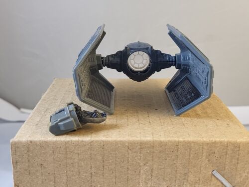 Vintage 1979 Kenner Die Cast Star Wars Darth Vader Tie Fighter Complete Serealiz - Picture 3 of 10