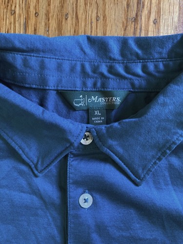 The Masters Collection Augusta Golf Polo Shirt Mens XL Green 100% Pima Cotton - Picture 7 of 18