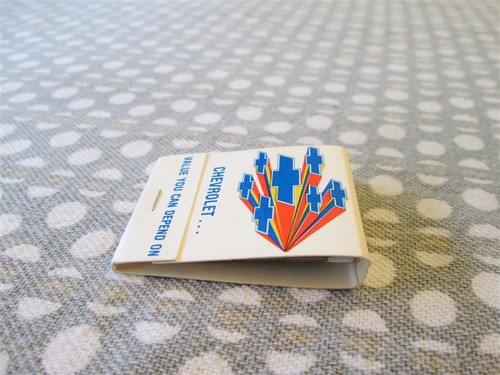 Original Chevrolet Matchbook Flying Bowties New Old Stock 60s Great Mancave Art - Bild 3 von 11