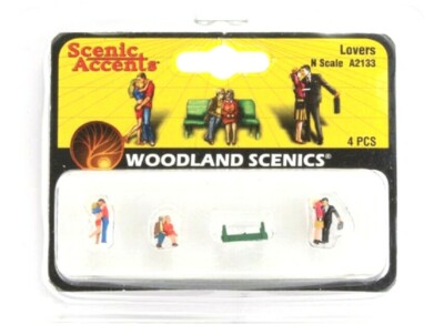 N Scale Woodland Scenics A2133 Lovers Couples Man Woman