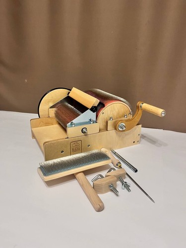 Trommelkrempel für Wolle 96\120 TPI Mini | Kardiermaschine | Wollverarbeitung - Bild 24 von 32
