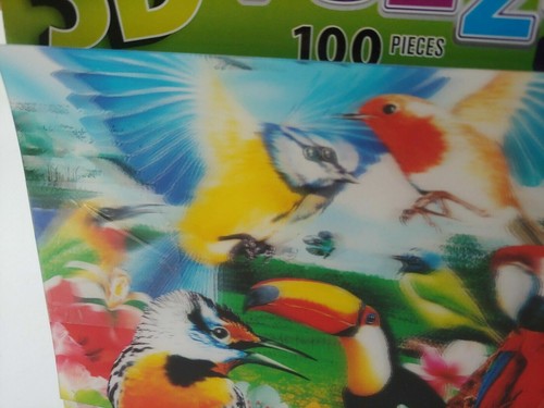 3D Puzzle 100 Piece Wild Birds - Picture 2 of 9