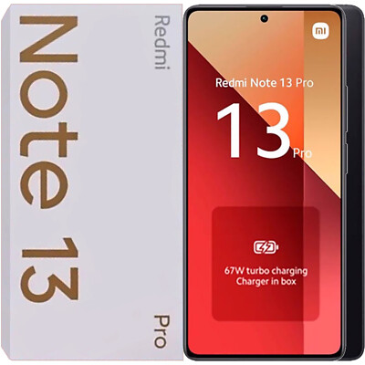 Xiaomi Redmi Note 13 Pro 4G Midnight Black 256GB + 8GB Dual