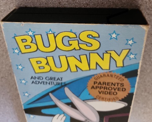 Bugs Bunny And Great Adventures VHS Tape Parents Approved Video - Picture 3 of 3