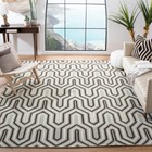 SAFAVIEH Dhurries DHU622A Handwoven Grey / Multi Rug