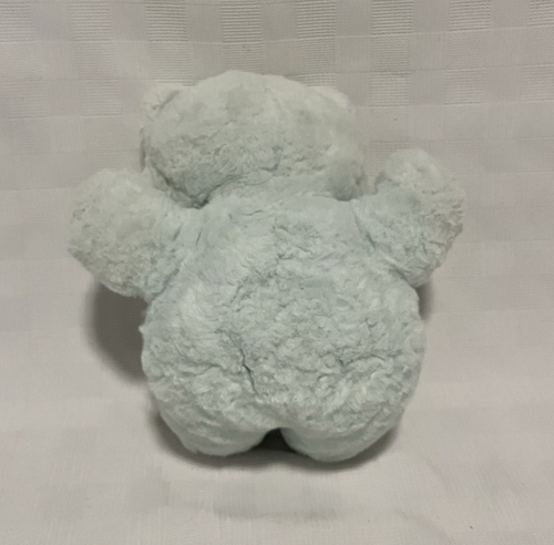 Vintage Chosun Heart To Heart Baby Bear Blue Stuffed Plush w/ Working Heart 1985 - Picture 6 of 6