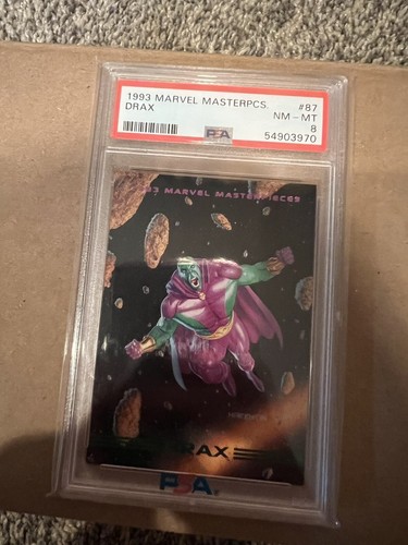 DRAX PSA 8 #87 1993 Marvel Masterpieces MINT - Picture 1 of 2