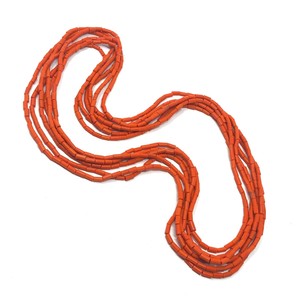 Red-Coral-Glass-Loose-Beads-6-Strands-30-034-Jewelry-Making-Wholesale-Lot-BS1109a