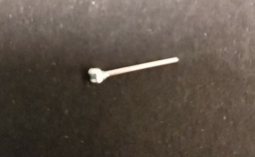 Confezione 36 Orecchini Per Naso In Argento 800/925 A Forma Brillantino Azzurro - Foto 2 di 2