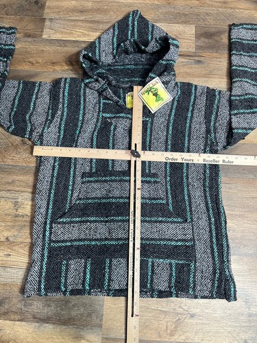Iguana Jack SZ S Surfer Boho Hiking Hoodie Jacket - Picture 2 of 6