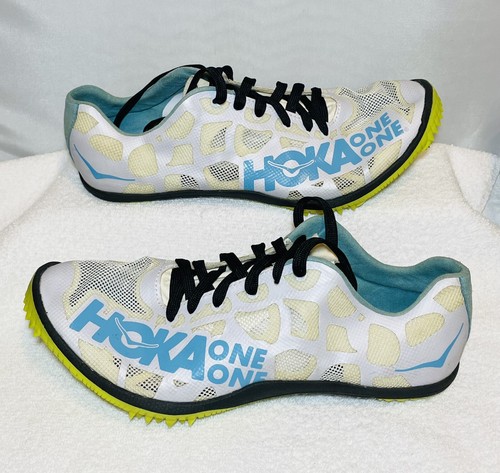 HOKA ONE ONE Men’s 9.5 M Rocket MD Track Cleats Sprinting Mesh Shoes 1013925 - Picture 5 of 9
