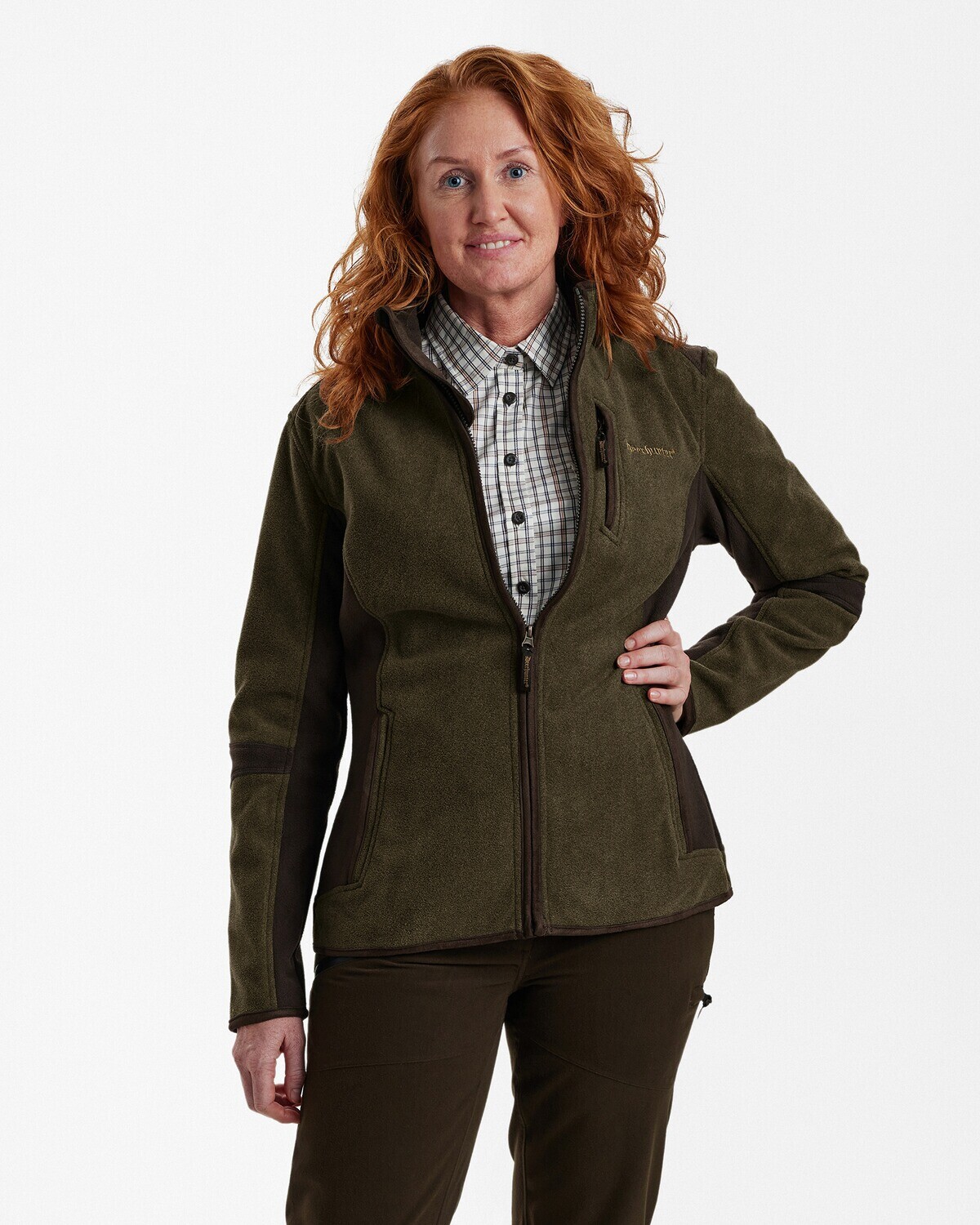Deerhunter Damen Fleecejacke Pam Stehkragen ohne Kapuze Fleecejacken Damen NEU