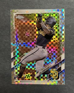 2021 Topps Chrome X-Fractor Luis Campusano #135 Rookie RC