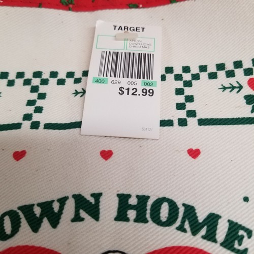 Vintage Apron Full Bib Down Home Christmas Ducks Geese Gourmet Gallery TARGET - Picture 8 of 11