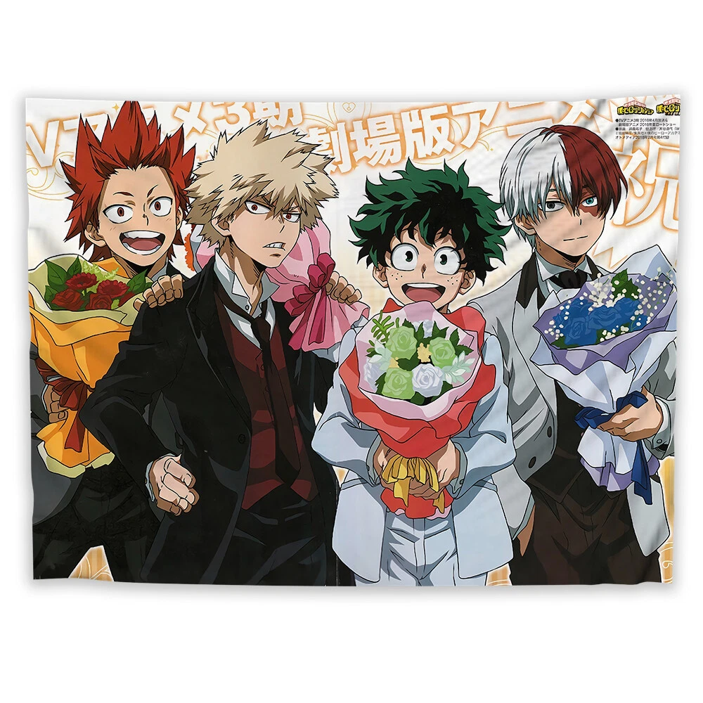 My Boku no hero academia Tapestry Art Wall Hanging Sofa Cover Poster