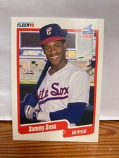 Sammy Sosa 1990 Fleer Baseball Rookie Card Karte