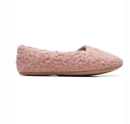 Clarks Ladies Slippers COZILY DREAM Dusty Pink UK 8 D EU 42 - Picture 4 of 6