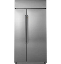 NIB Cafe CSB42WP2RS1 42" Stainless Steel Side by Side Smart Refrigerator