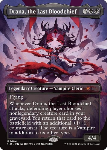 Drana, the Last Bloodchief (Rainbow Foil) Secret Lair Drop Series Foil NM Mint