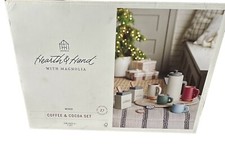 New In Box Hearth and Hand Kids Toy Coffee and Cocoa Set Sealed Set Magnolia