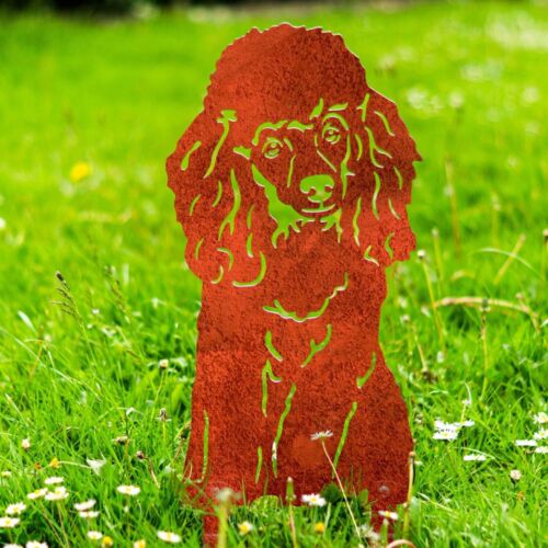 Poodle Garden Ornaments Statue Dog Lover Owner Gifts Figurine Statue Black Large - Picture 12 of 42