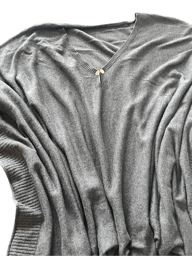 Modern  Women Winter Knitted Poncho - Bild 3 von 5