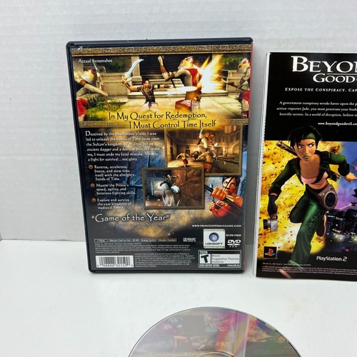 Prince Of Persia The Sands Of Time Sony PS2 Videojuego Manual/Tarjeta Reg - Imagen 9 de 11