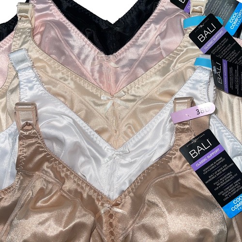 Sujetador Bali Sin Alambres Espalda Suavizante Ligero Fresco Comodidad Doble Soporte DF3820 - Imagen 3 de 84