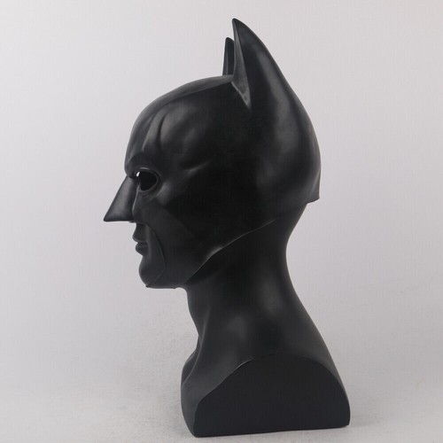 Movie The Batman Mask Cosplay Bruce Wayne Robert Helmet Superhero Latex Props - Picture 6 of 10