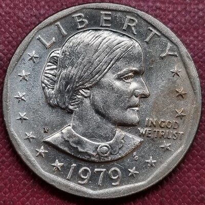 1979 P Susan B. Anthony Dollar $1 NEAR DATE WIDE RIM High Grade BU UNC #88575
