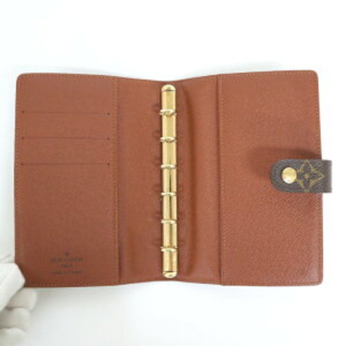 LOUIS VUITTON Agenda PM Monogram R20005 Day Planner Cover Brown【Authentic】good - Picture 4 of 6