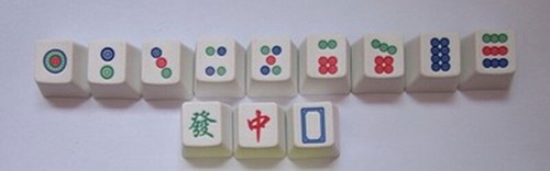 Mahjong Keycap 4pcs 12pcs OEM R4 PBT Fancy Switch Key Cap For Cherry MX Keyboard - Picture 6 of 8