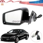 BLACK LEFT DRIVER MIRROR WITH BLIND SPOT FITS mercedes 2014-18 CLA250 CLA45