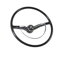 15-3/4" Steering Wheel w/Chrome Ring & Horn Button for VW Beetle Bug 1963-1971 T