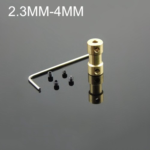 5PCS 2/3/3.17/4/5/6mm Brass Shaft Coupling Coupler DIY Model Decelerate Motor - Picture 88 of 117