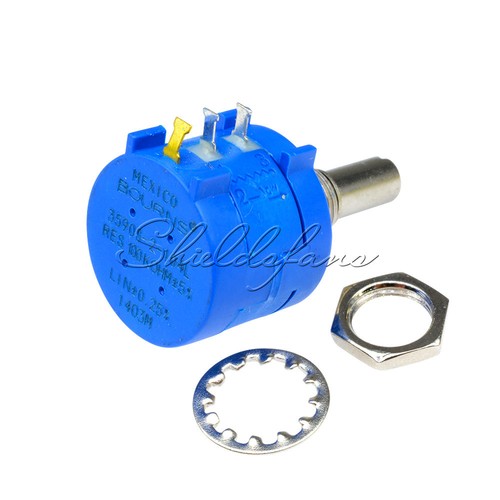 3590S Precision Wirewound Potentiometer 500R1K2K5K10K20K50K100K Ohm Pot 10Turn - Bild 30 von 39