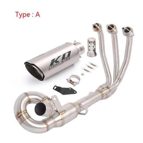 Silenciadores de tubo delantero sistema de escape para moto CF-MOTO 675SR 675SS 2024-2025 - Imagen 2 de 8