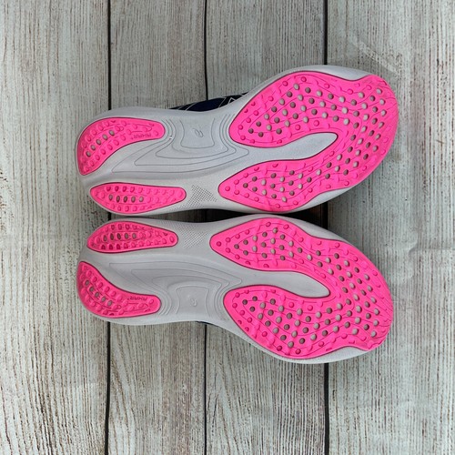 ASICS Gel-Nimbus 25 Womens Sz 7.5 Running Shoes Navy Blue Hot Pink - Picture 8 of 9