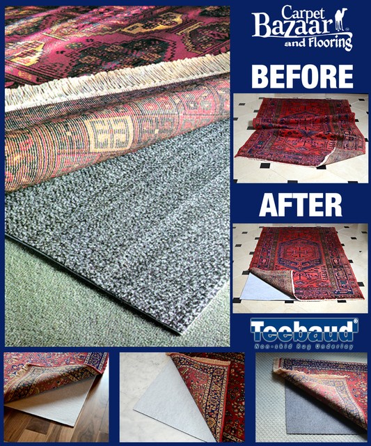 5 X 8 Teebaud Non Skid Reversible Rug Pad For Rugs On Carpet And Hard Floor
