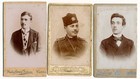 Bulgaria Photo CDV Picture Varna Studio Officer Gentleman lot of 3